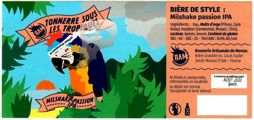 etiquette BRASSERIE BAM 40