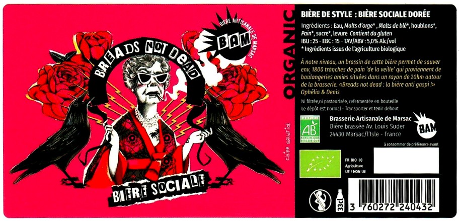 etiquette BRASSERIE BAM 53