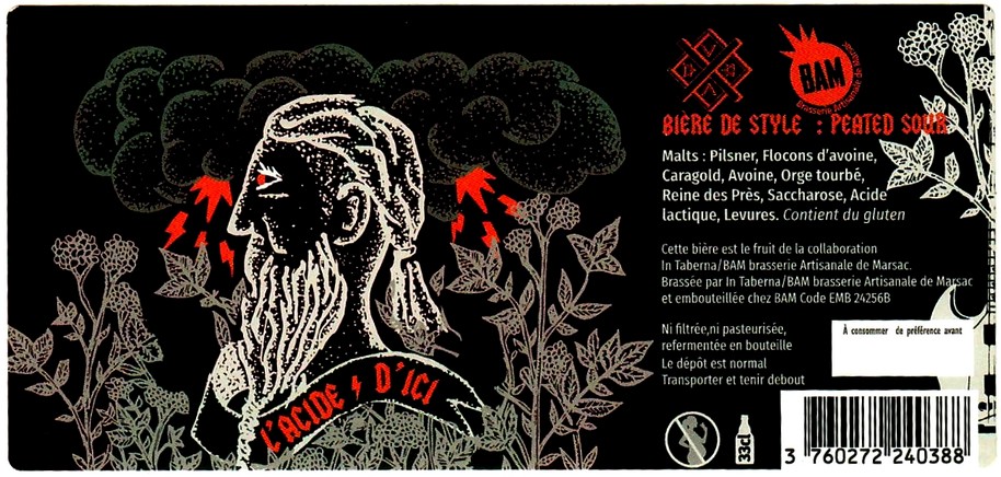 etiquette BRASSERIE BAM 59