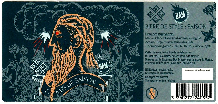 etiquette BRASSERIE BAM 63