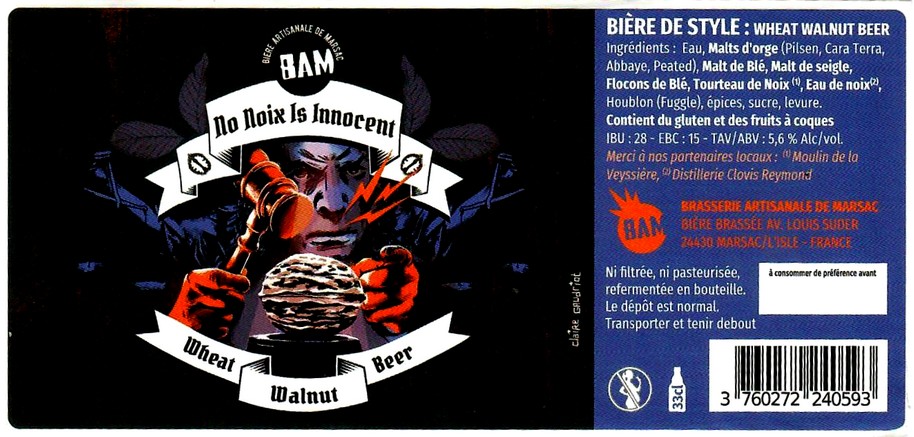 etiquette BRASSERIE BAM 64