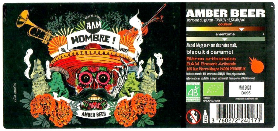 Etiquette BRASSERIE BAM 81