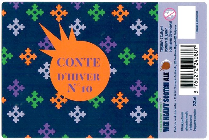 Etiquette BRASSERIE BAM 83