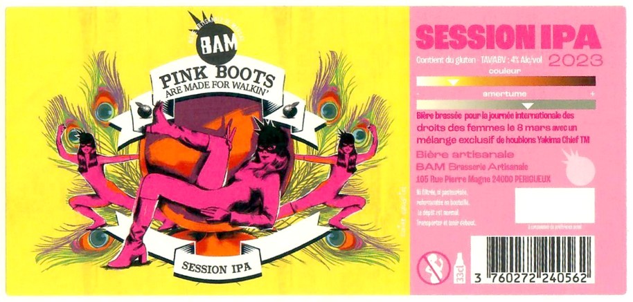 Etiquette BRASSERIE BAM 88