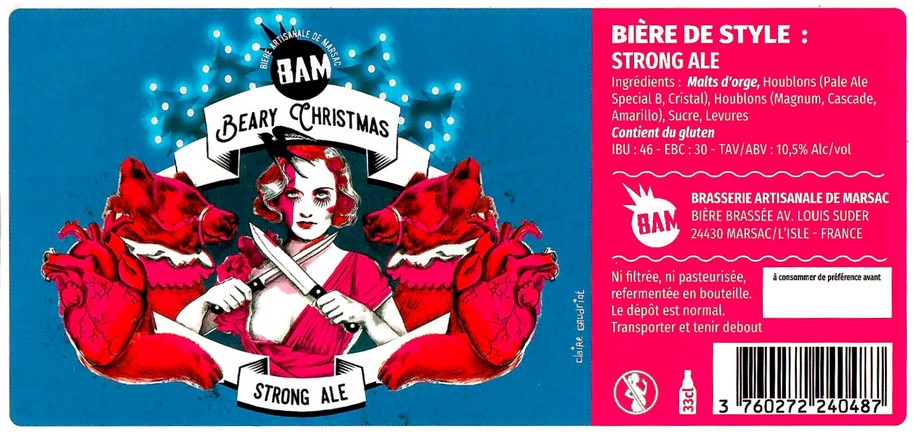 Etiquette BRASSERIE BAM 97