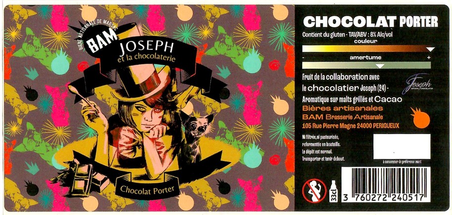 Etiquette BRASSERIE BAM 99