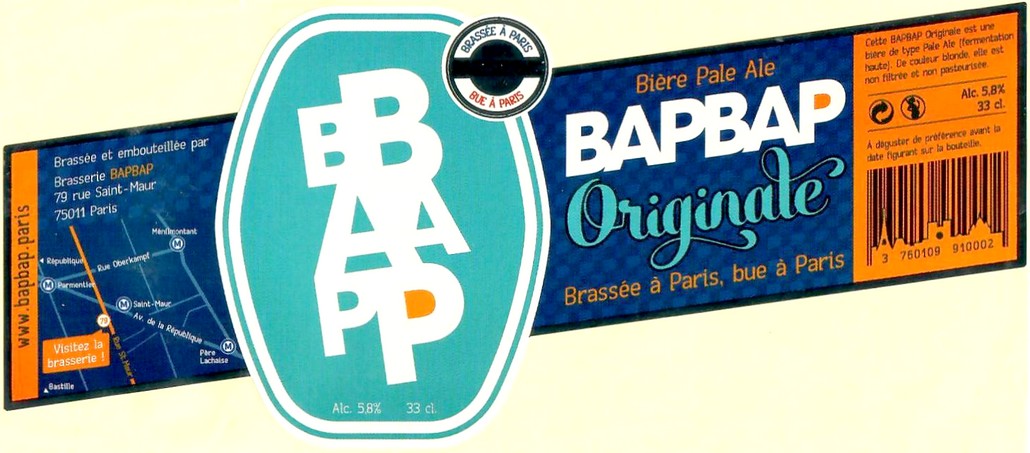 Etiquette BRASSERIE BAPBAP 02