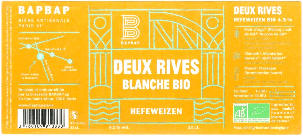 Etiquette BRASSERIE BAPBAP 14