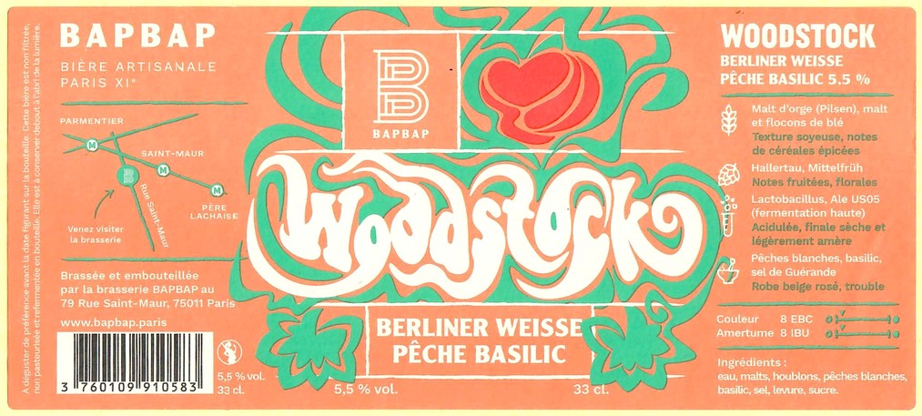 Etiquette BRASSERIE BAPBAP 24