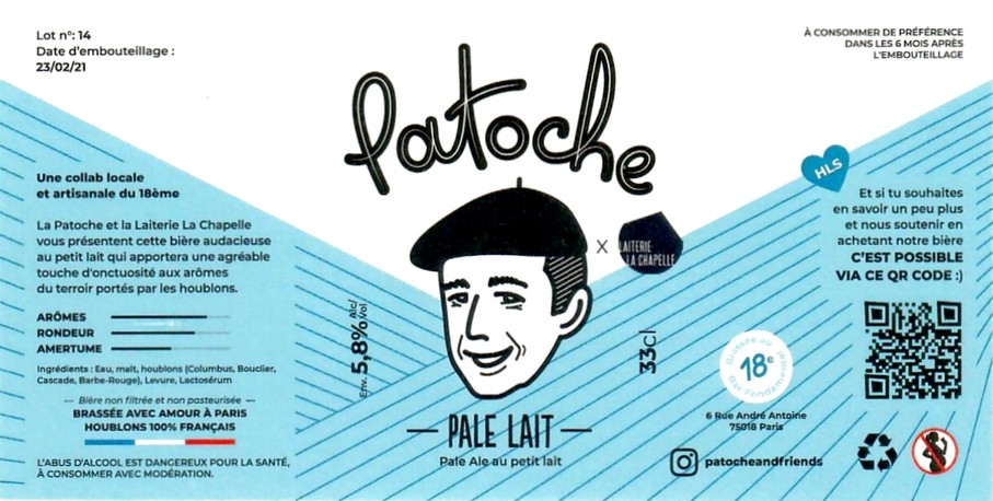 Etiquette BRASSERIE BAR FONDAMENTAL 03