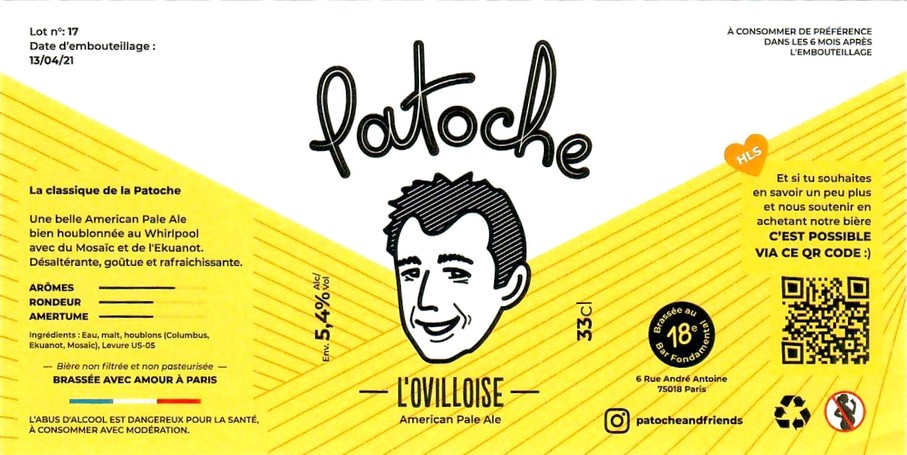 Etiquette BRASSERIE BAR FONDAMENTAL 04