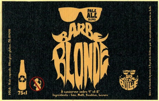 Etiquette BRASSERIE BARBE EN BULLE 04