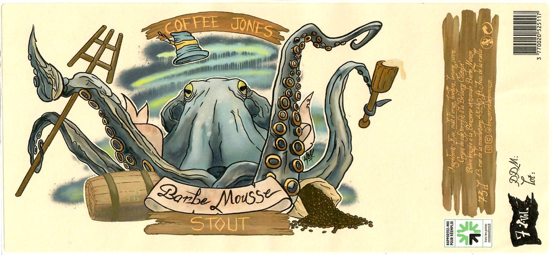 Etiquette BARBE MOUSSE 08