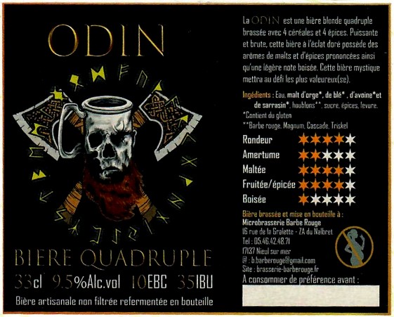 etiquette BRASSERIE BARBE ROUGE 05