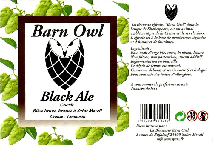 etiquette BRASSERIE BARN OWL 03