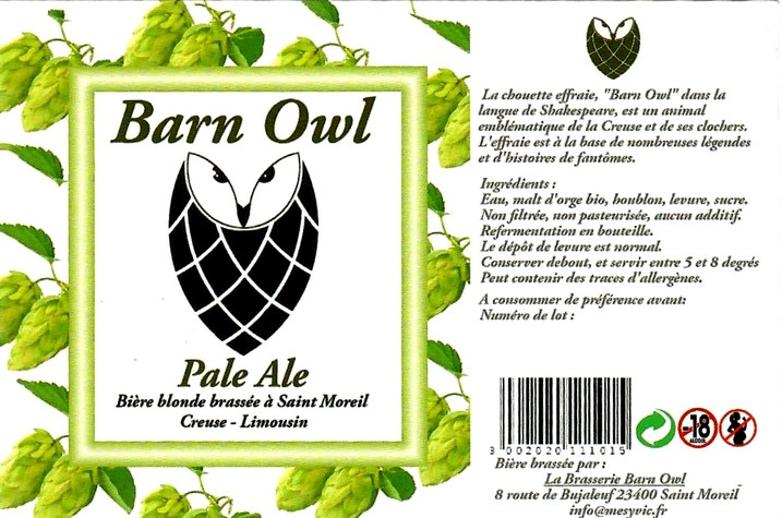 etiquette BRASSERIE BARN OWL 04