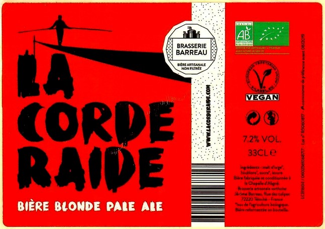 Etiquette BRASSERIE BARREAU 11