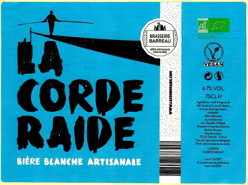 Etiquette BRASSERIE BARREAU 13