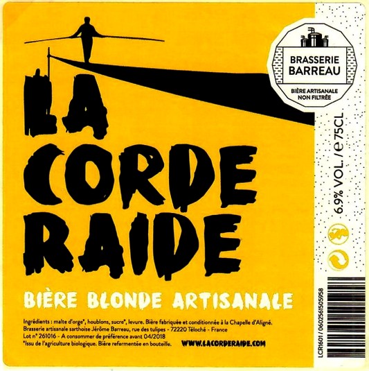 Etiquette BRASSERIE BARREAU 14