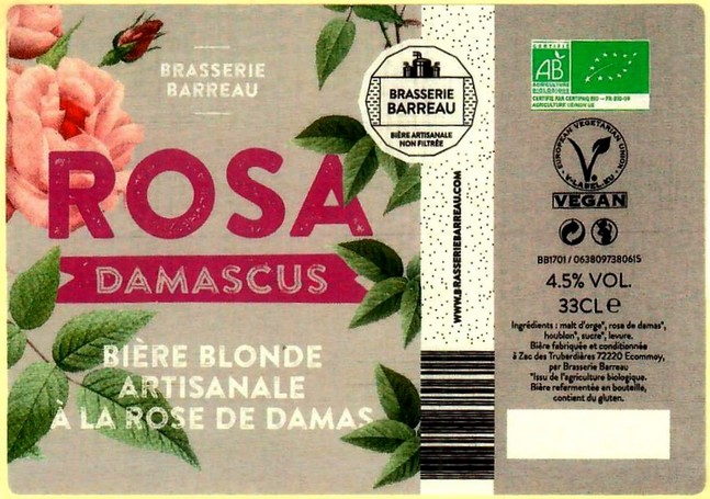 Etiquette BRASSERIE BARREAU 20