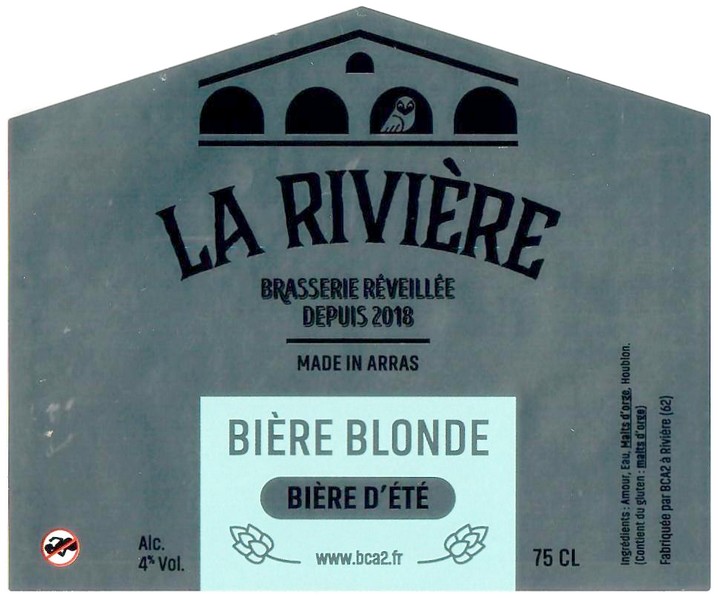 Etiquette BRASSERIE BCA2 12