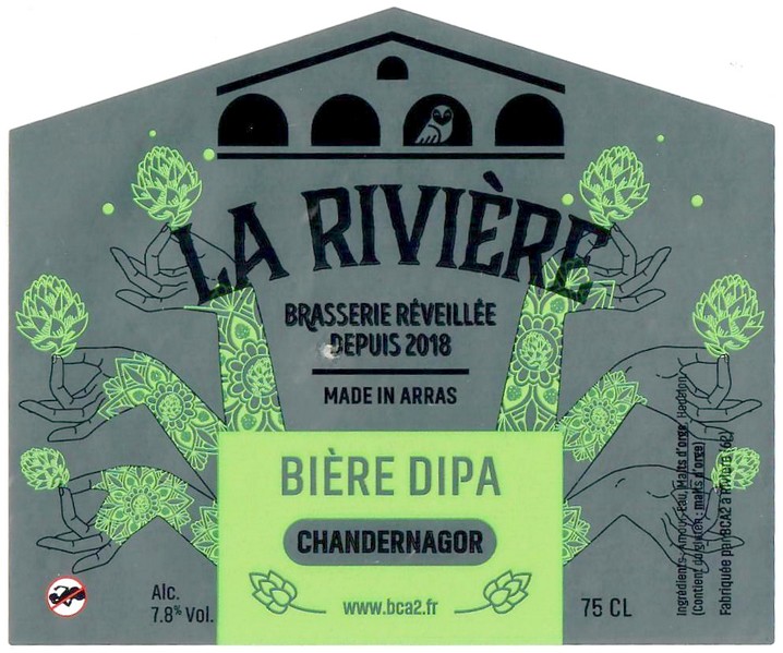 Etiquette BRASSERIE BCA2 20