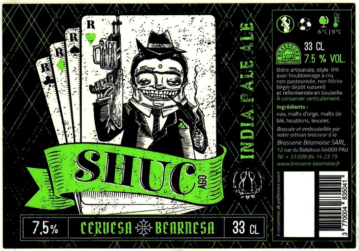 etiquette BRASSERIE BEARNAISE 04