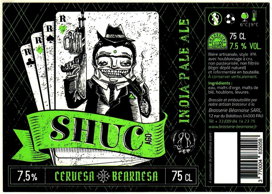 etiquette BRASSERIE BEARNAISE 05