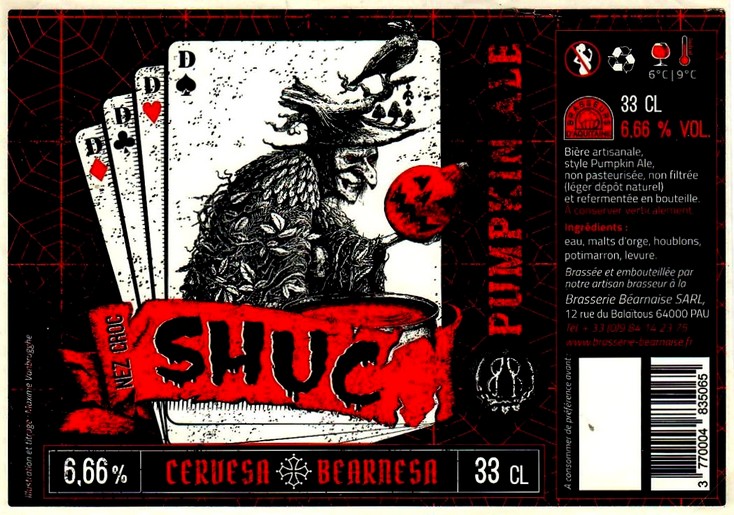 etiquette BRASSERIE BEARNAISE 08