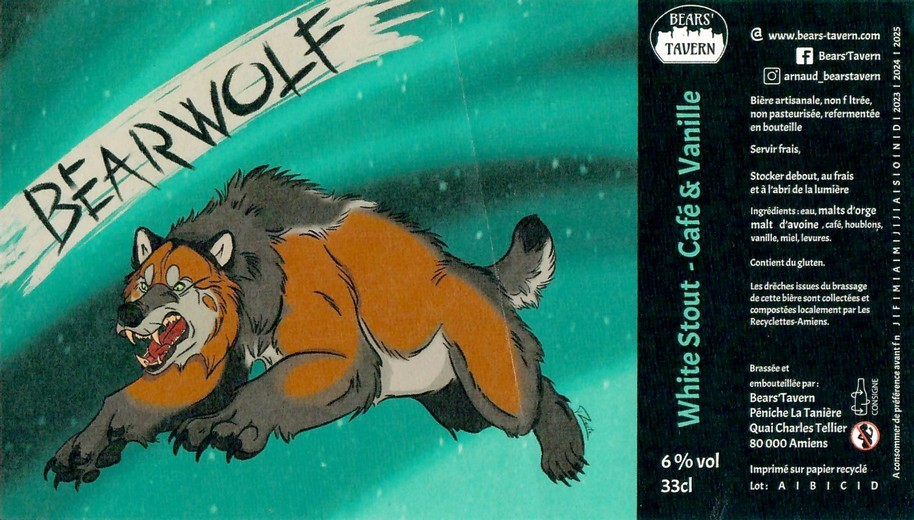 Etiquette BRASSERIE BEARS' TAVERN 18