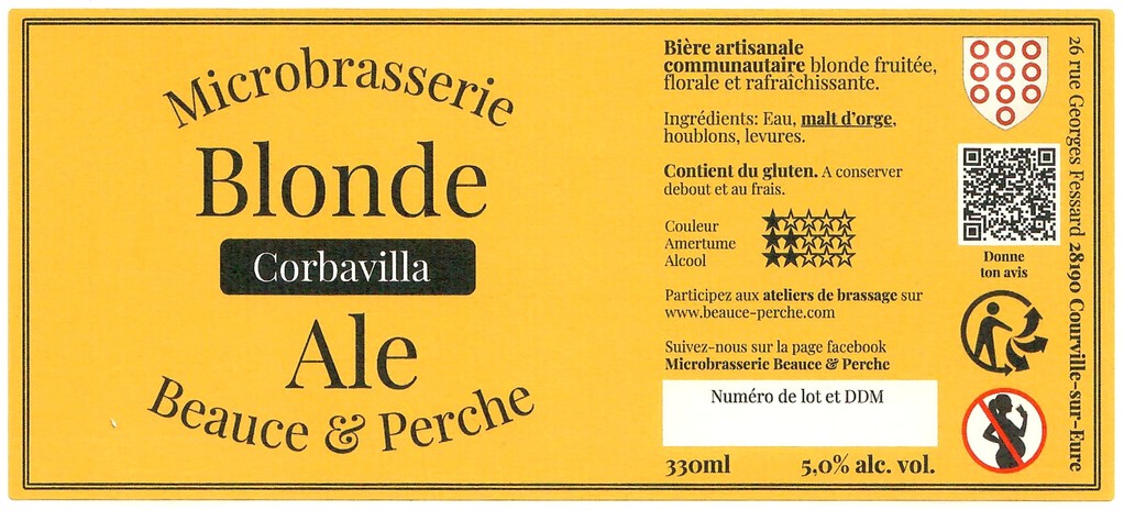 Etiquette BRASSERIE BEAUCE ET PERCHE 02