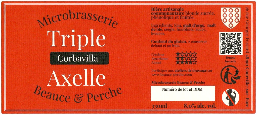 Etiquette BRASSERIE BEAUCE ET PERCHE 03