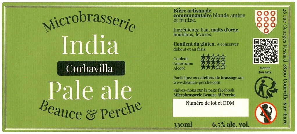 Etiquette BRASSERIE BEAUCE ET PERCHE 08