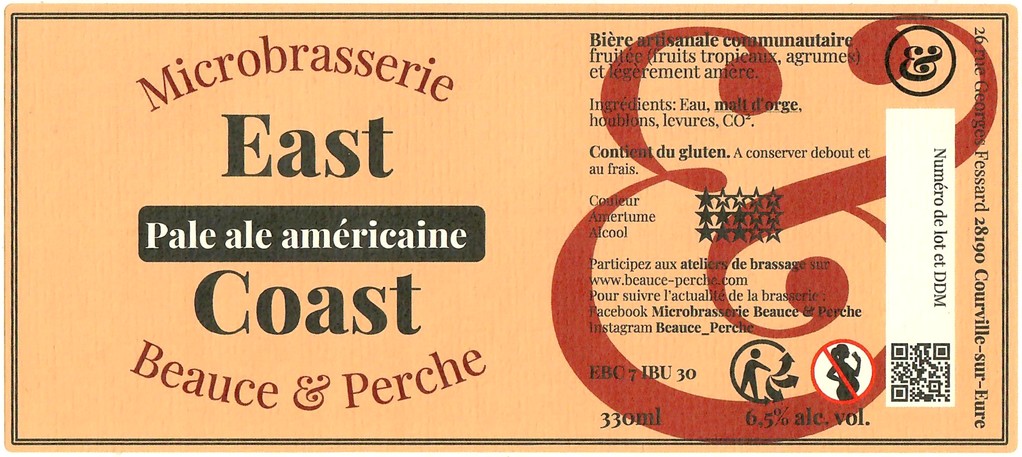 Etiquette BRASSERIE BEAUCE ET PERCHE 09