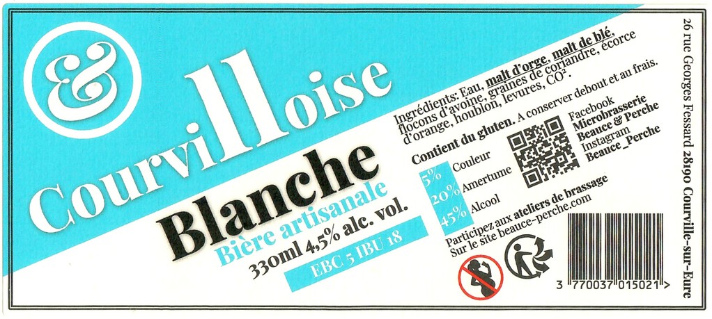 Etiquette BRASSERIE BEAUCE ET PERCHE 15