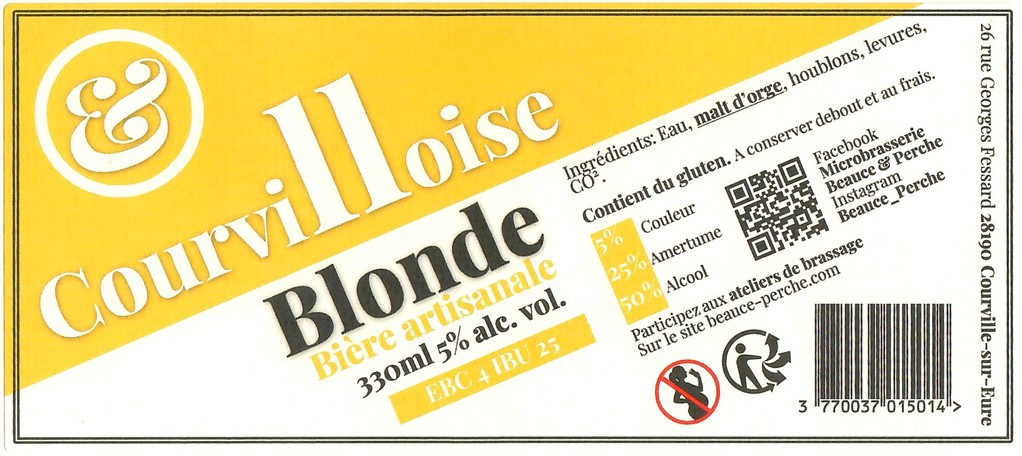 Etiquette BRASSERIE BEAUCE ET PERCHE 17