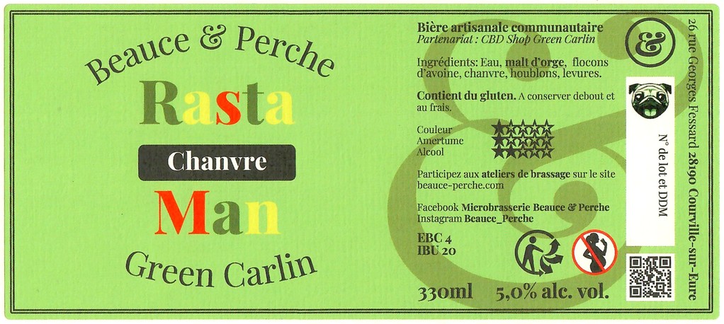 Etiquette BRASSERIE BEAUCE ET PERCHE 20