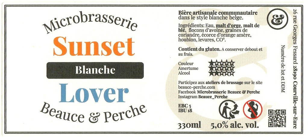 Etiquette BRASSERIE BEAUCE ET PERCHE 21