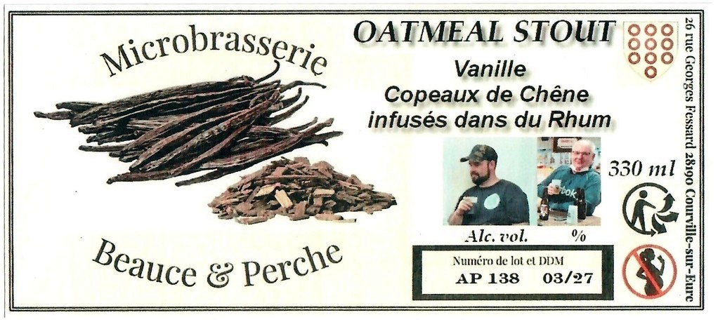 Etiquette BRASSERIE BEAUCE ET PERCHE 25