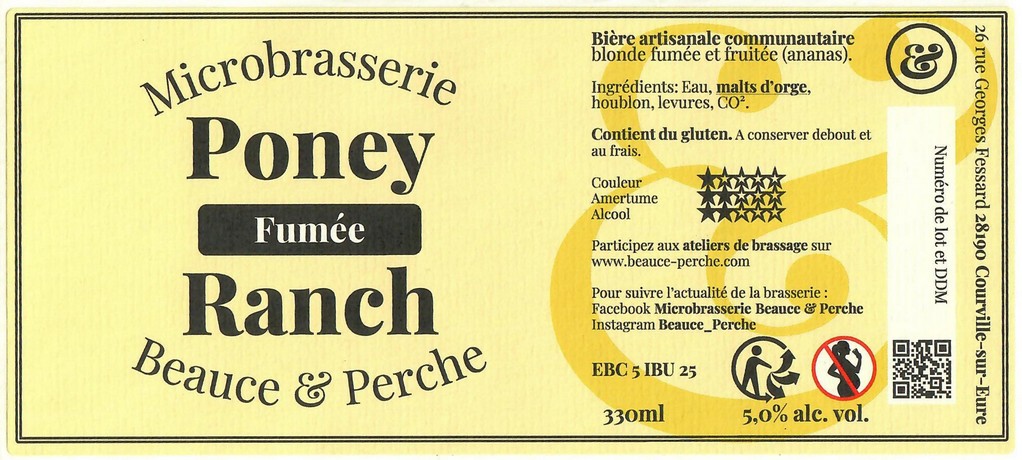 Etiquette BRASSERIE BEAUCE ET PERCHE 27