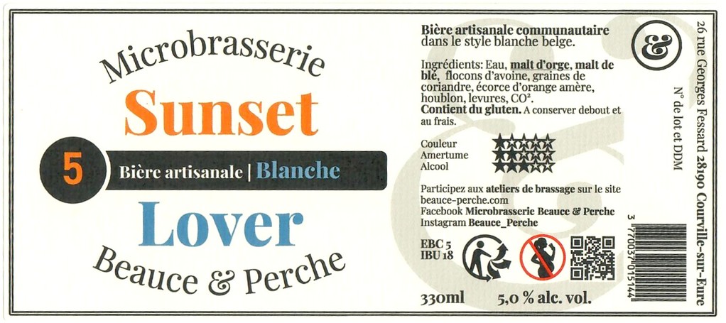 Etiquette BRASSERIE BEAUCE ET PERCHE 31