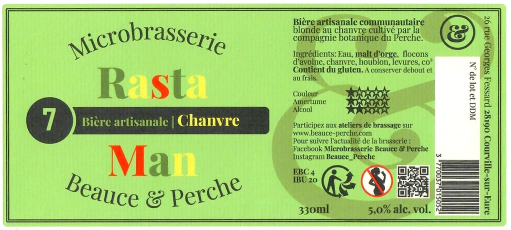 Etiquette BRASSERIE BEAUCE ET PERCHE 33