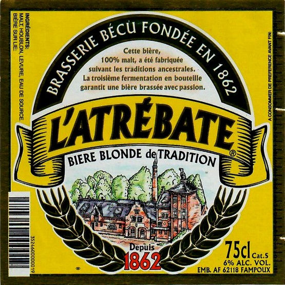 etiquette BRASSERIE BECU 06