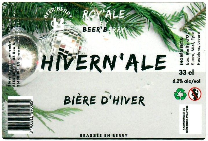 etiquette BRASSERIE BEER BERRY 04