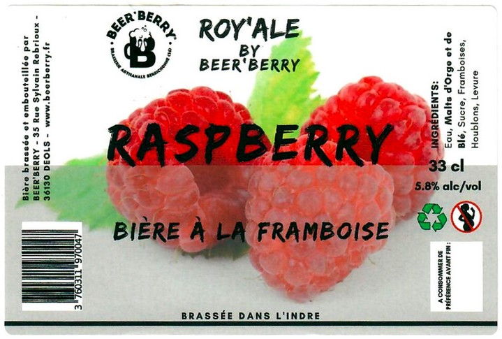 etiquette BRASSERIE BEER BERRY 05