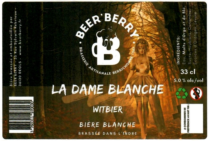etiquette BRASSERIE BEER BERRY 08