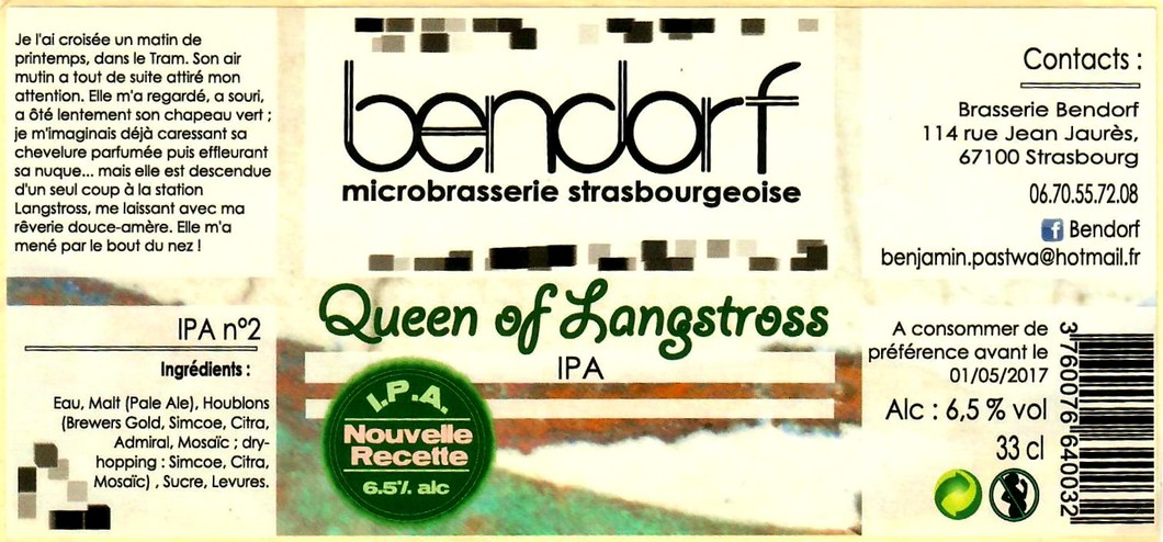 etiquette BRASSERIE BENDORF 07