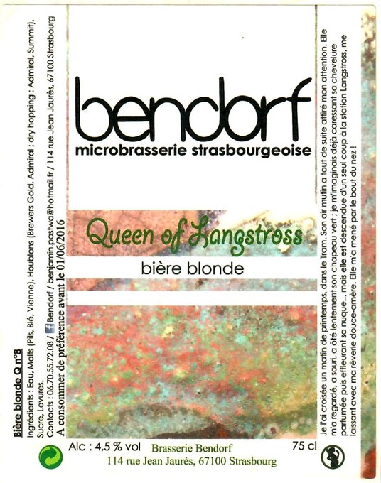 etiquette BRASSERIE BENDORF 10