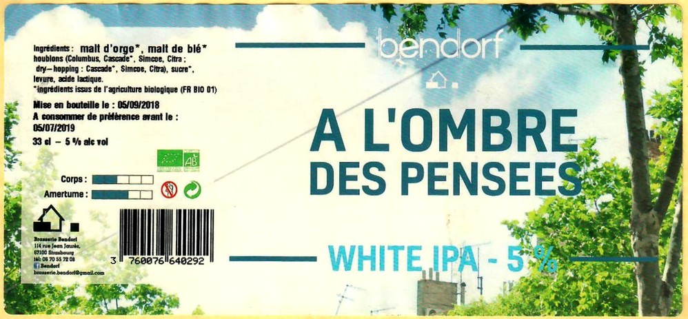 etiquette BRASSERIE BENDORF 14