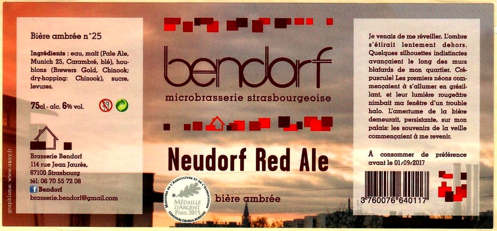 etiquette BRASSERIE BENDORF 17